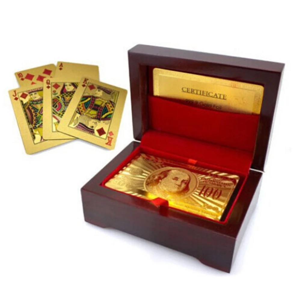 

Durable Packing Poker Organizer Decorative Vintage High End Handmade Wooden Container Party Holder Playing Cards Box Gift#137