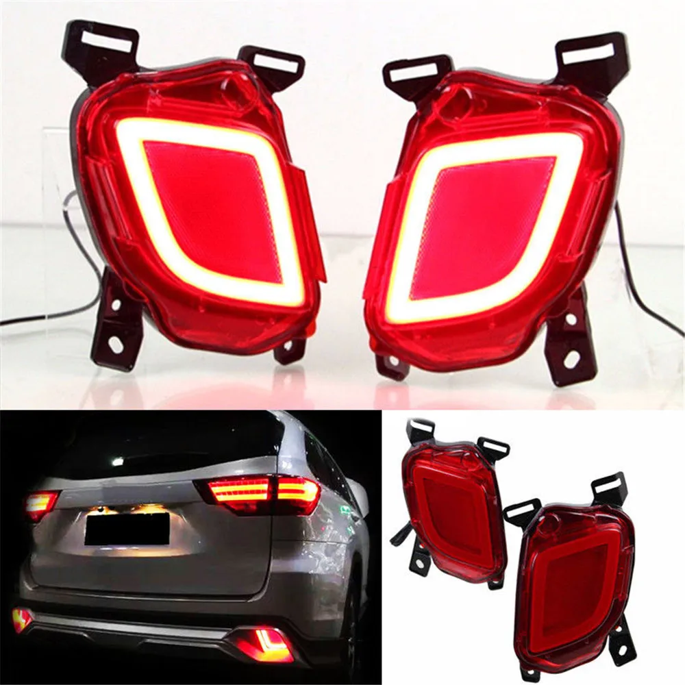 car LED Rear Bumper Light Rear Fog Lamp Brake Light Turn Signal Light