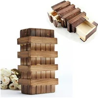 Подборка деревянных шкатулок головоломок с похожим принципом работы