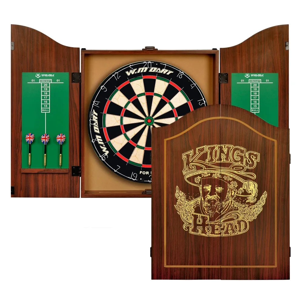 

Winmax Indoor Game 18 Inch Professional Advanced shaver Dartboard and MDF Cabinet