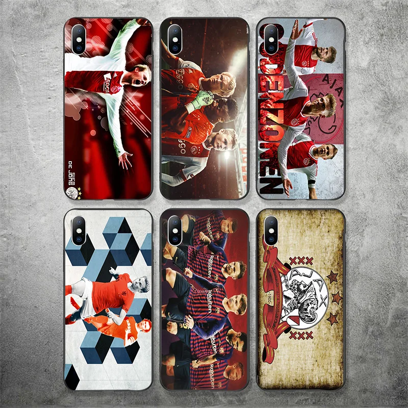 

Yinuoda Ajax Team Phone Case Picture For Frenkie de Jong Silicon Shell Soft TPU Cover For iPhone X XR XS MAX 7 8 7plus 6 6S 5S 5