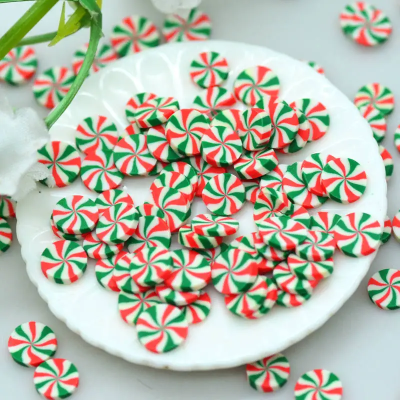 50 Gram 5mm Polymer Clay Windmills Candy Sprinkles Fake Dessert Toppings Faux Food Craft Kawaii Slime Crafting Supplies