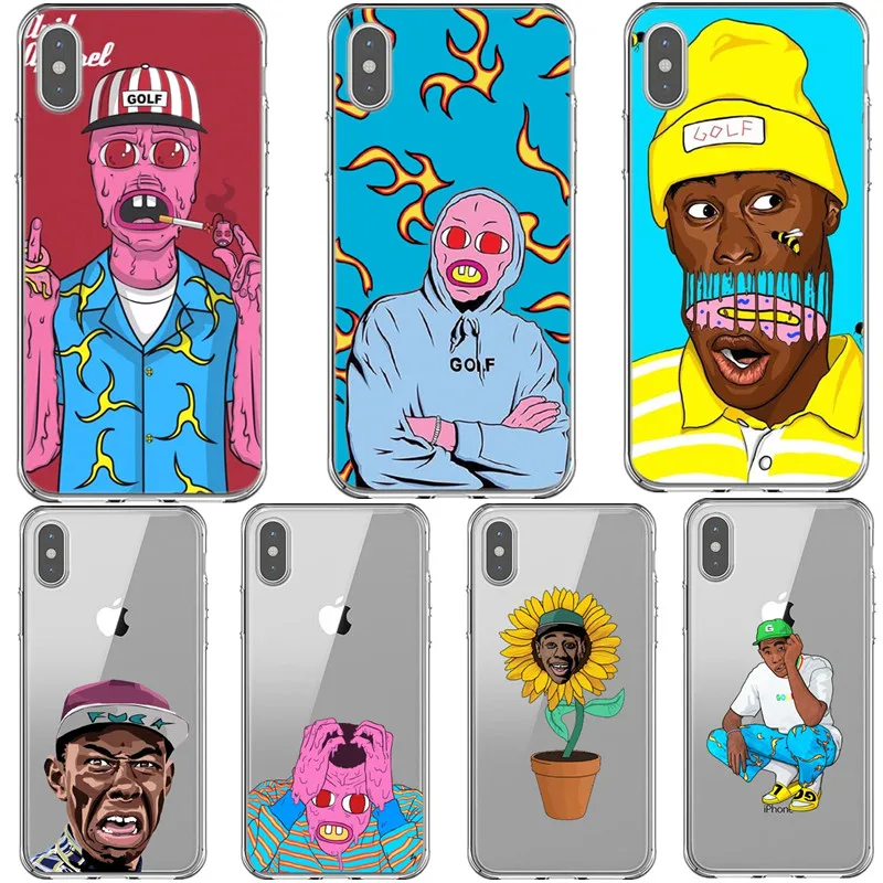 Силиконовый чехол для телефона Golf Wang Тайлер творческий рэп силиконовый iPhone X SE 5 5s