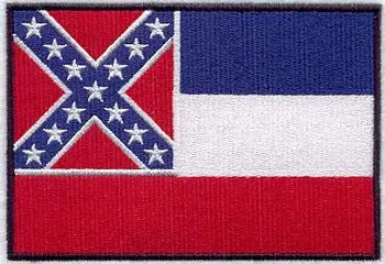 

custom embroidery patches mississppi state logo embroidery patches high quality flag patch for clothing