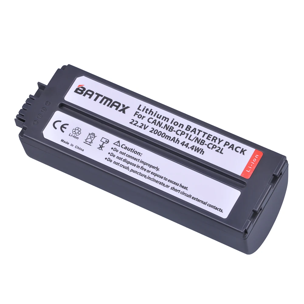 DuraPro 2000mAh NB-CP2L NB CP2L Batterij Accu voor Canon NB-CP1L CP2L Canon fotoprinter SELPHY CP800, CP900, CP910, CP1200, CP100, CP1300