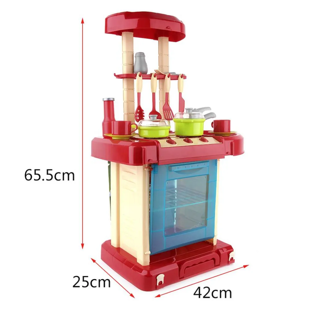 OCDAY многофункциональная детская игрушка для девочек, детская игрушка, большая кухня для приготовления пищи, модель стола, посуда, игрушки для детей