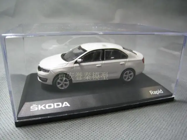 ABREX 1/43 масштабная модель автомобиля игрушки SKODA RAPLD литья под давлением металлическая модель автомобиля игрушка для коллекции, подарок, дети