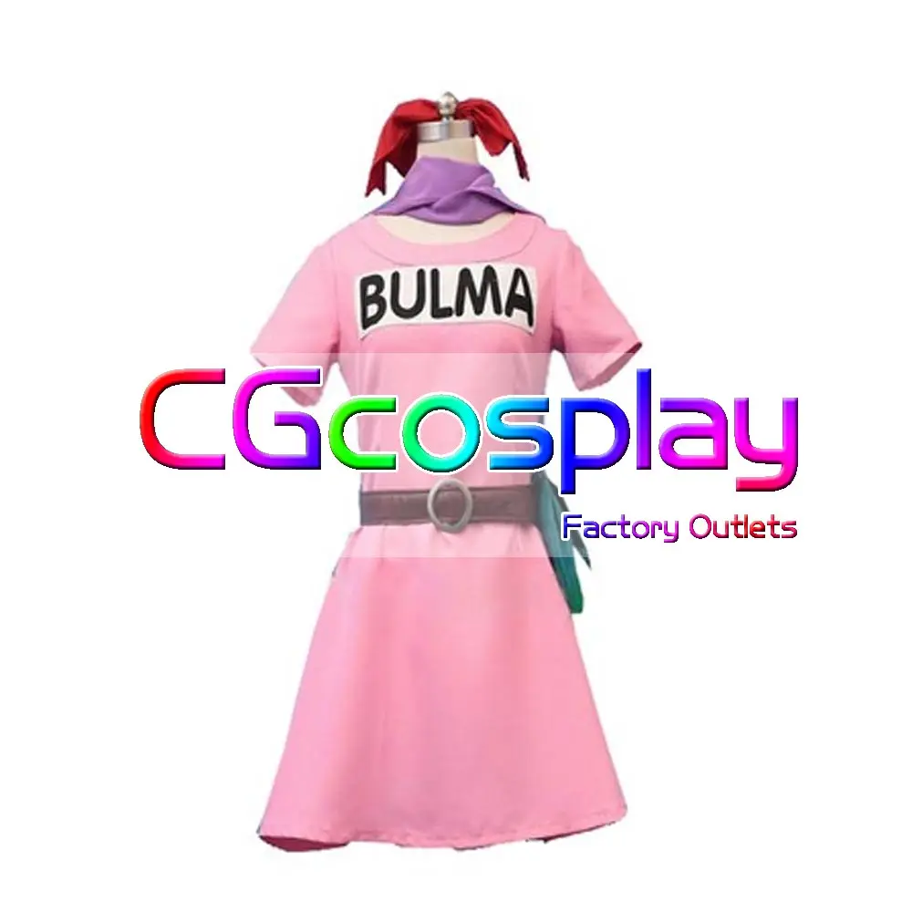 CGCOS Express Dragonball Z Bulma Dragon Ball Z Dress Game Cos Anime Cosplay Costume Daily Use Uniform Helloween Custom-made