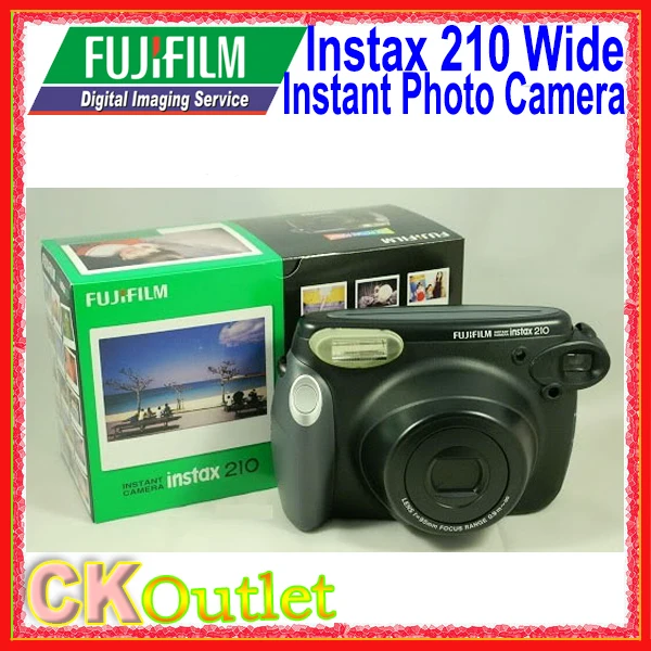 Fujifilm Instax 210 Wide Photo Camera Film Instax Instant in Black with
