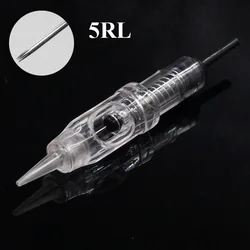 Newst 5RL Sterilizrd Agulhas Easy Click Permanent Makeup Needles for Tattoo Cartridge Needle Rotary Eyebrow Machine