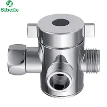 Sble G1/" три головы Функция адаптер Управление Клапан 3 способ отклонитель Туалет Биде Shattaf Клапан Tee разъем Насадки для душа
