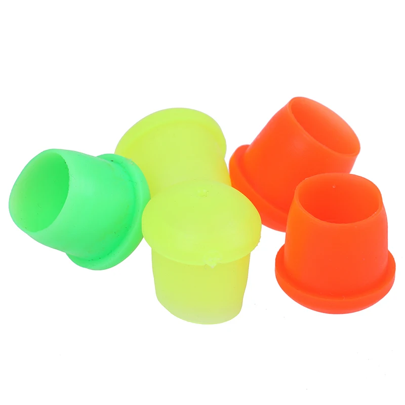 5Pcs Silicone Fishing Rod Protective Net Tube Cover Sleeve Fishing Rod Protective