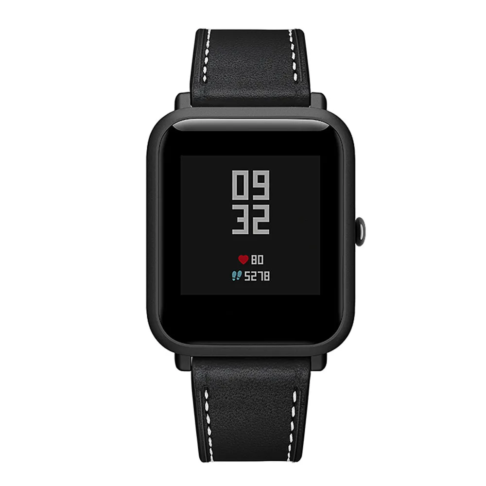 20 мм модные часы из натуральной кожи ремешок для Xiaomi Huami Amazfit Bip GTS BIT Lite Молодежный сменный ремешок на запястье