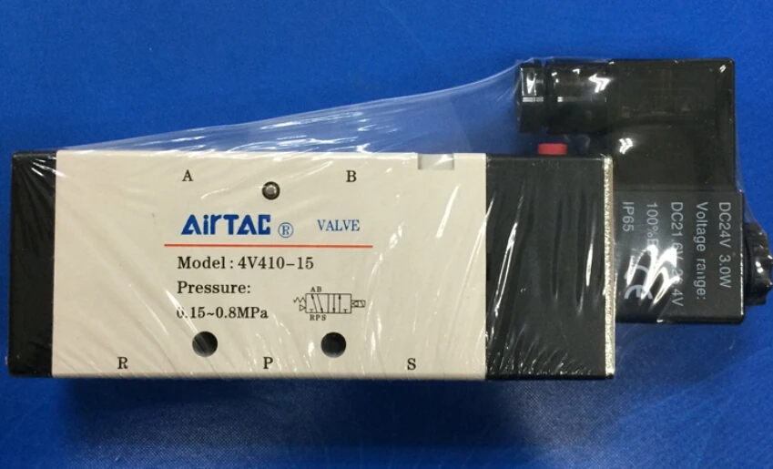 

Solenoid valve 4V410-15 DC24V two postion five ways