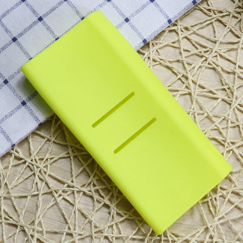 Силиконовый чехол для Xiaomi power Bank защитный чехол 20000 мАч 2C power Bank поколение резиновый защитный чехол s