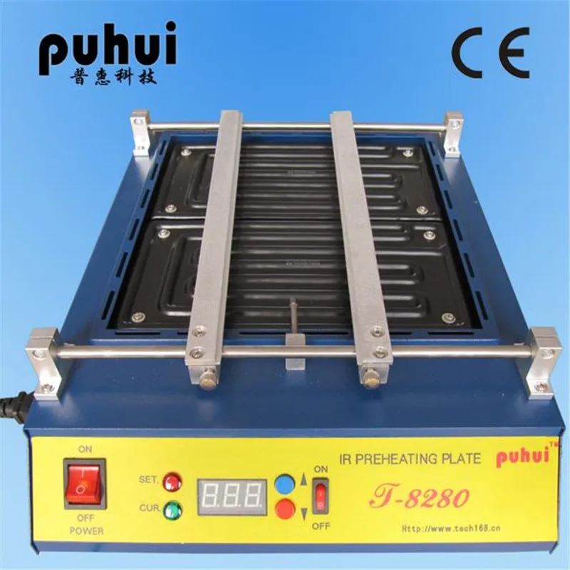 220V или 110V Puhui T8280 PCB подогреватель IR Подогрев плиты T 8280 подогрев печи 0 450градусов