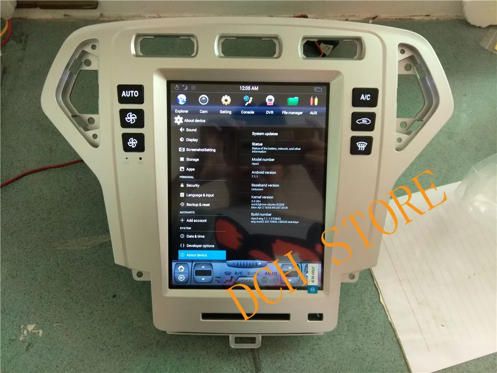 10,4 ''Tesla стиль Android 8,1 автомобильный DVD gps плеер для Ford Mondeo fusion 2007 2008 2009 2010 2011 2012 2013 PX6 CARPLAY