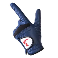 Мужские перчатки для гольфа для левой руки, мягкие кожаные дышащие спортивные перчатки, противоскользящие впитывающие пот профессиональные аксессуары для гольфа D0631