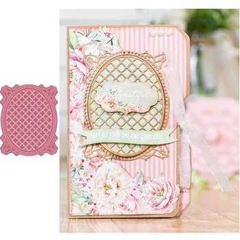 

Trellis Frame Metal Cutting Dies for Scrapbooking and Cards Making Paper Craft Dies New 2019