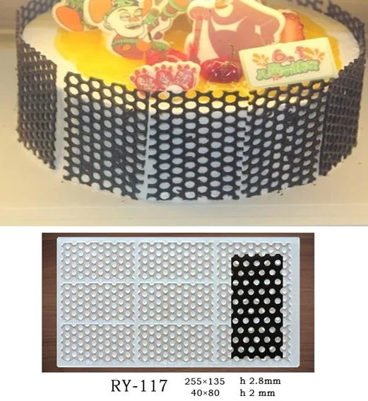

hollow chocolate silicone mold /cake topper wrapper decoration- free shipping