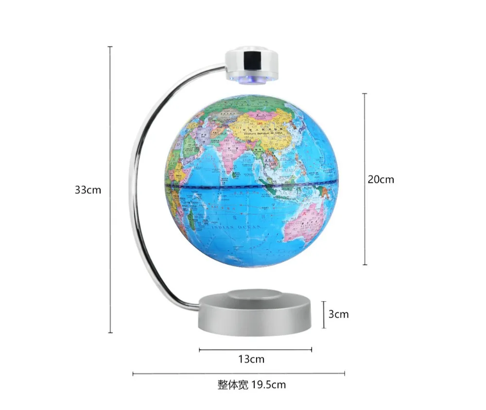 Светодиодный Плавающий глобус с картой мира, магнитный левитационный светильник bola de plasma Dec, плазменный шар, антигравитационный магический/ светильник, новинка, подарок