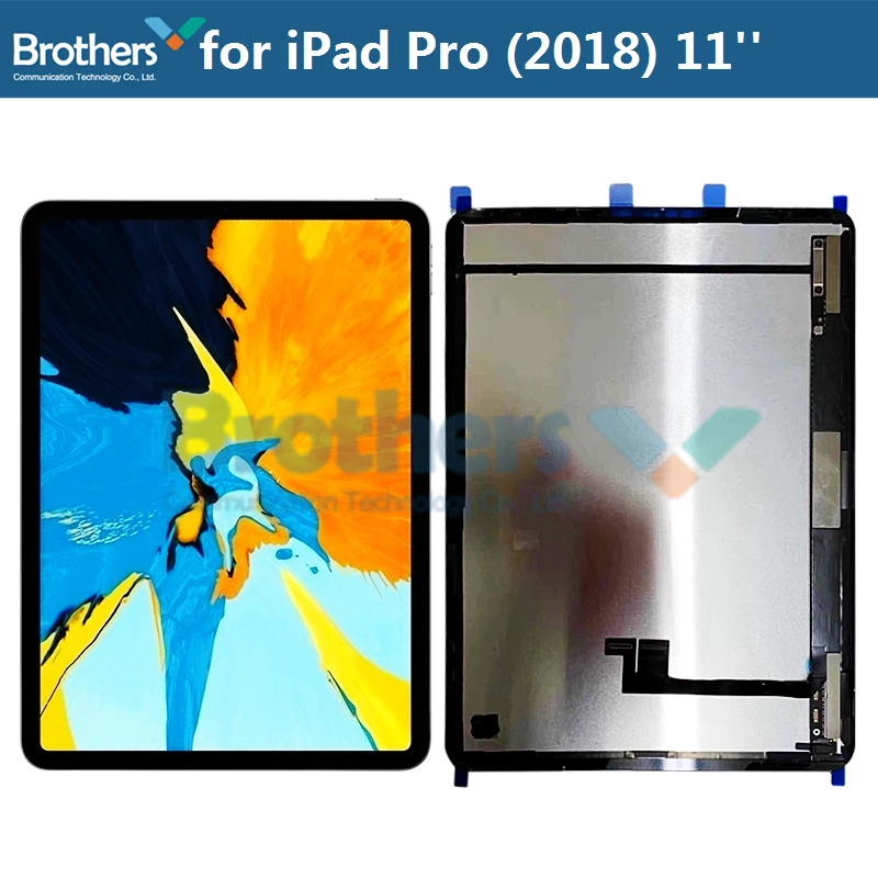 Планшет, ЖК-экран для iPad Pro 12,9 '', 3rd Gen, панель, ЖК-дисплей в сборе для A1876, A003, A2014, A1895, сенсорный экран, дигитайзер