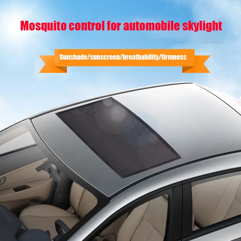 Hot Car Sunroof Sun Shade Breathable Mesh Mosquito Proof