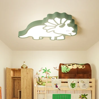 

Children's room Modern led Chandelier bedroom lamp simple modern boy girl cartoon creative room dinosaur led ceiling chandelier
