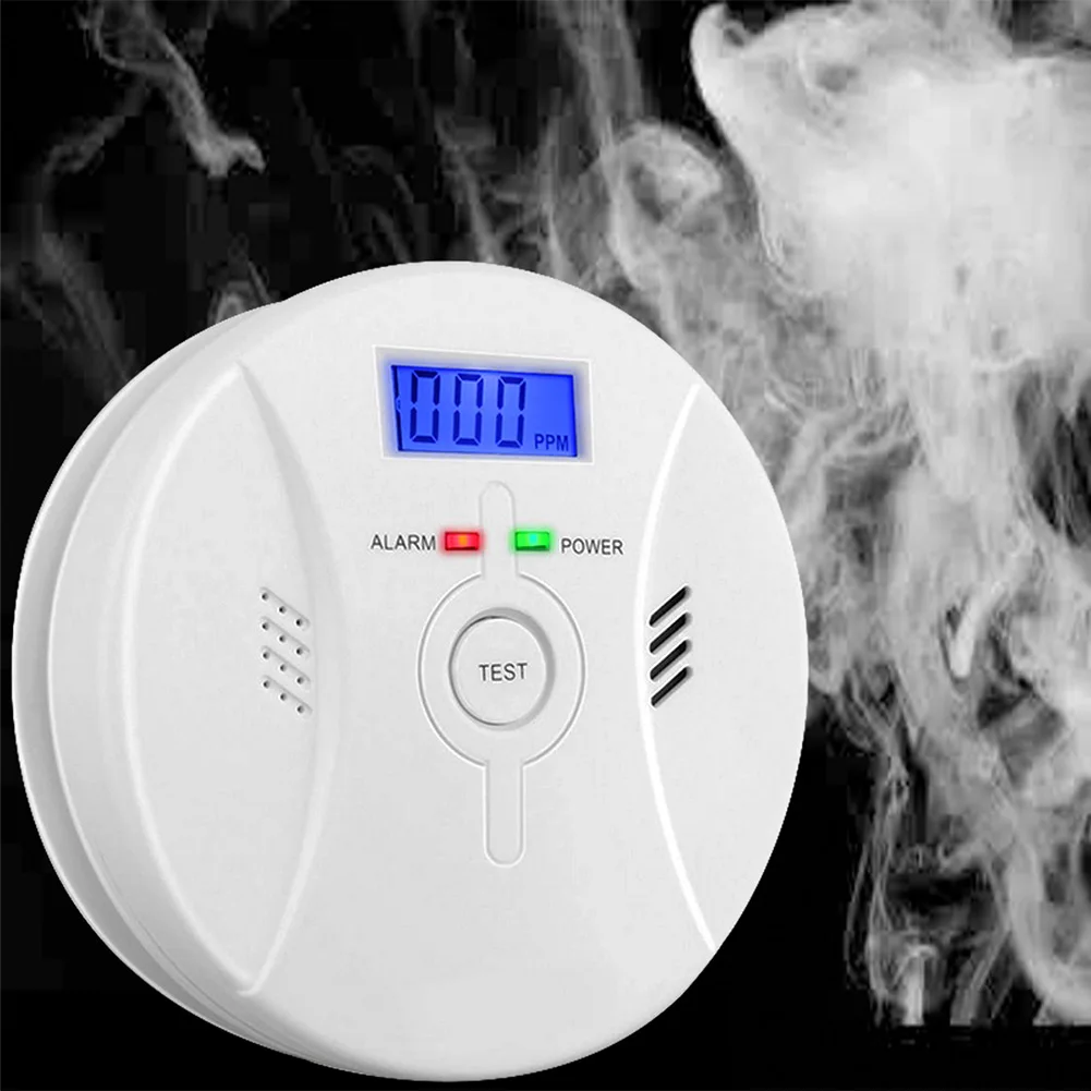 

2 In 1 Combination Carbon Monoxide + Smoke Alarm Battery Operate CO & Smoke Detector HSJ-19
