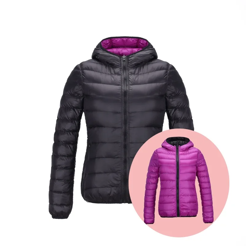 NewBang Brand Women Duck Coats Ultra Light Down Jacket Women Lieghtweight Double Side Reversible Jackets Women's Windbreakers puffer coat women