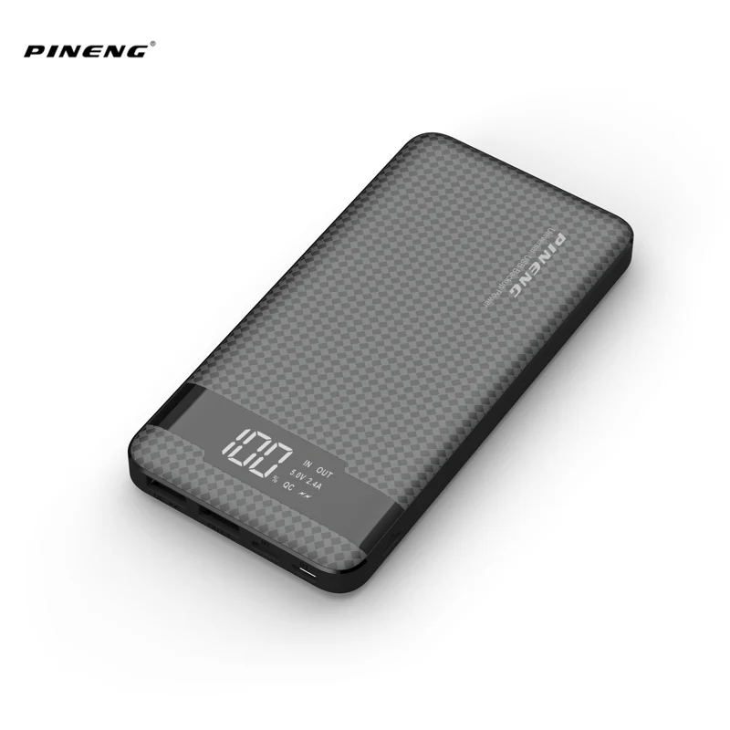 Pineng PN-961 10000mAh Power Bank PN961 Mobile Portable Charger Li-Polymer with LED Indicator Fast Charger For Xiaomi iPone XS