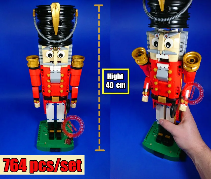 

New MOC Nutcracker Employee Model Fit Legoings Technic City Building Blocks Bricks Educational Toy Christmas Kid Gifts Birthday