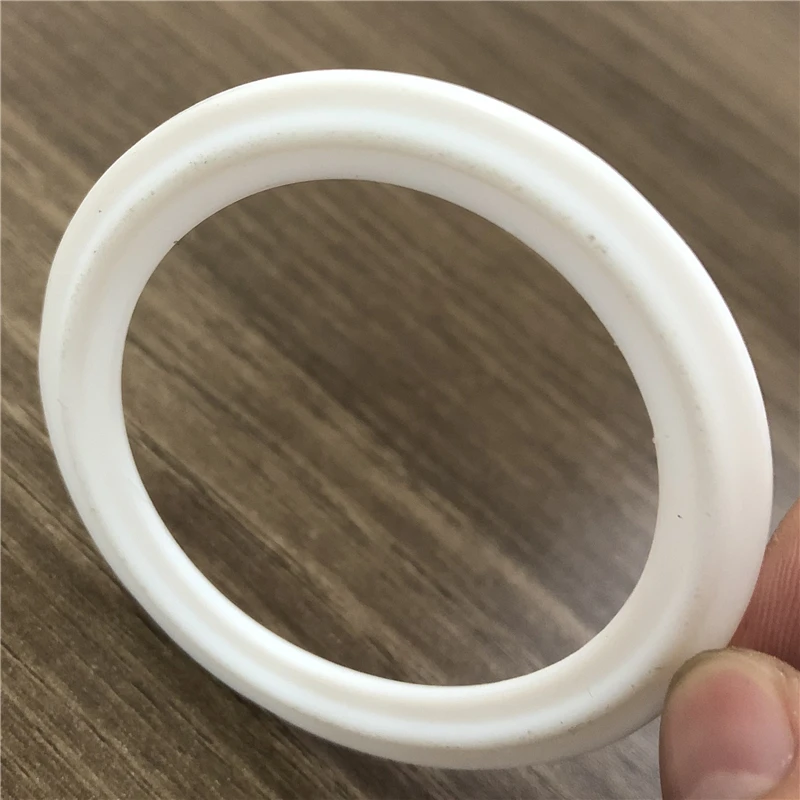 6 inch PTFE SANITARY GASKET 6" TEFLON TRI CLAMP FERRULE PTFE PIPE