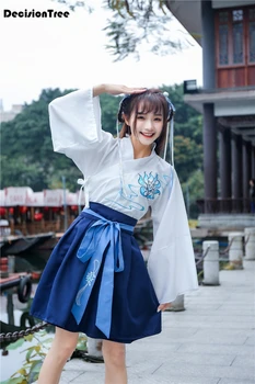 

2020 chinese traditional costume for women ancient hanfu clothing cosplay lady elegant tang costume for stage
