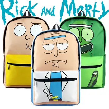 

Rick and Morty Backpack School bag Shoulder Bag Anime Cosplay