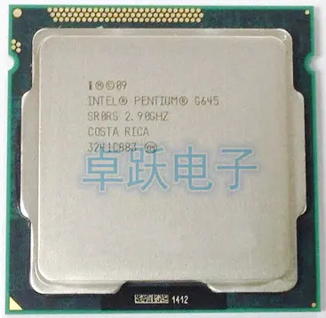 Free Shipping Intel Pentium G645 3M Cache 2.9 GHz L3=3M LGA 1155 TDP 65W desktop CPU processor (working 100%) new cpu