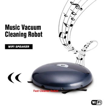 

Newest Smartphone WIFI APP Control Intelligent Robot Vacuum Cleaner With Music Playing,Auto Recharged,Remote Control,Schedule