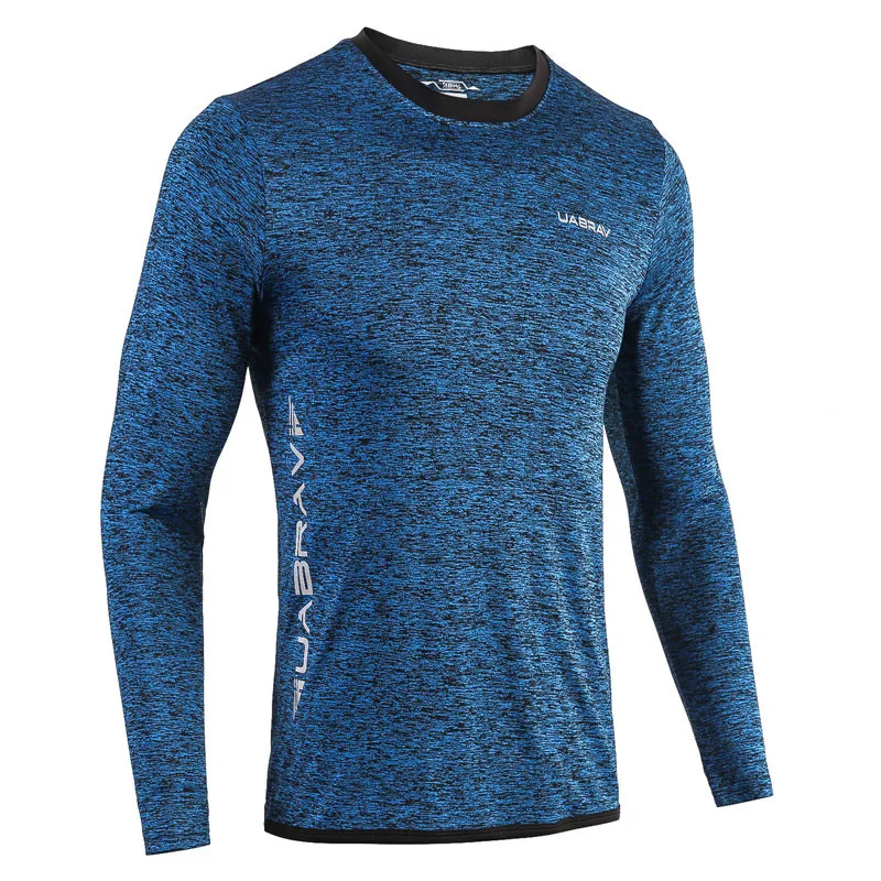 Long Sleeve Men's Running T shirts Men Quick Dry Sport Shirt Snake Gym