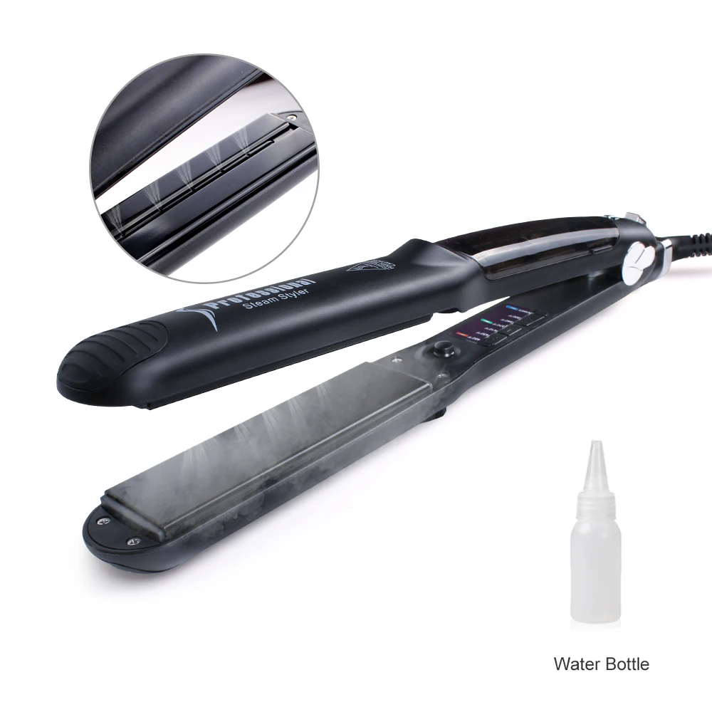 Professional 450F Ceramic Vapor Steam Hair Straightener with Argan Oil Infusion Steam Flat Iron Ceramic Vapor Fast Heating Iron Professional 450F Ceramic Vapor Steam Hair Straightener with Argan Oil Infusion Steam Flat Iron Ceramic Vapor Fast Heating Iron