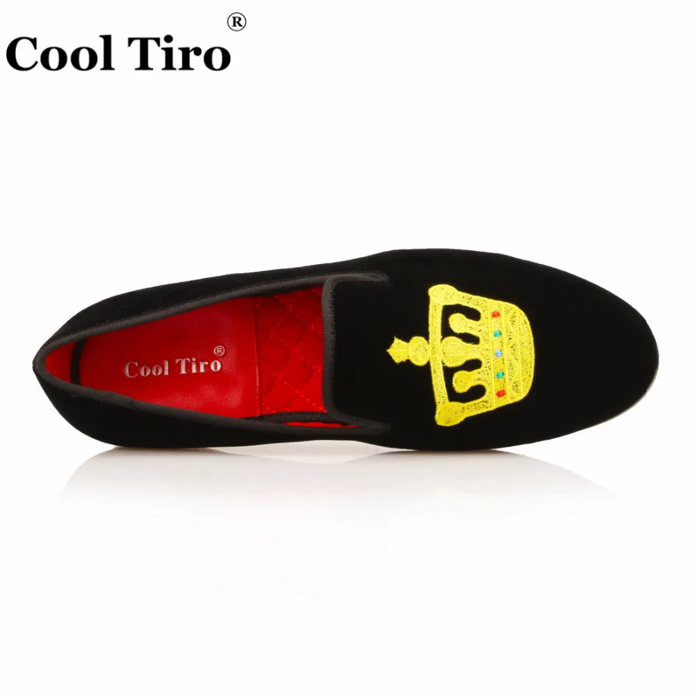 Golden Crown Embroidered Loafers  (11)