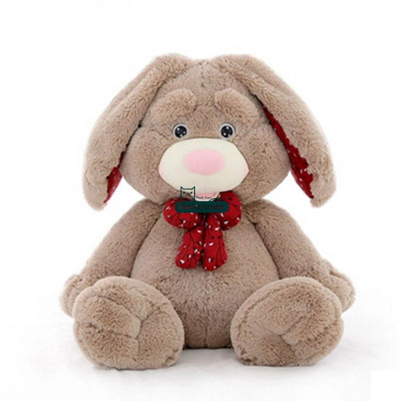 Dorimytrader Pop Giant Anime Bunny Plush Doll Big Soft Stuffed Long Ear Rabbit Animals Toy with Rose Incense Great Lover Baby Present DY61638(12)