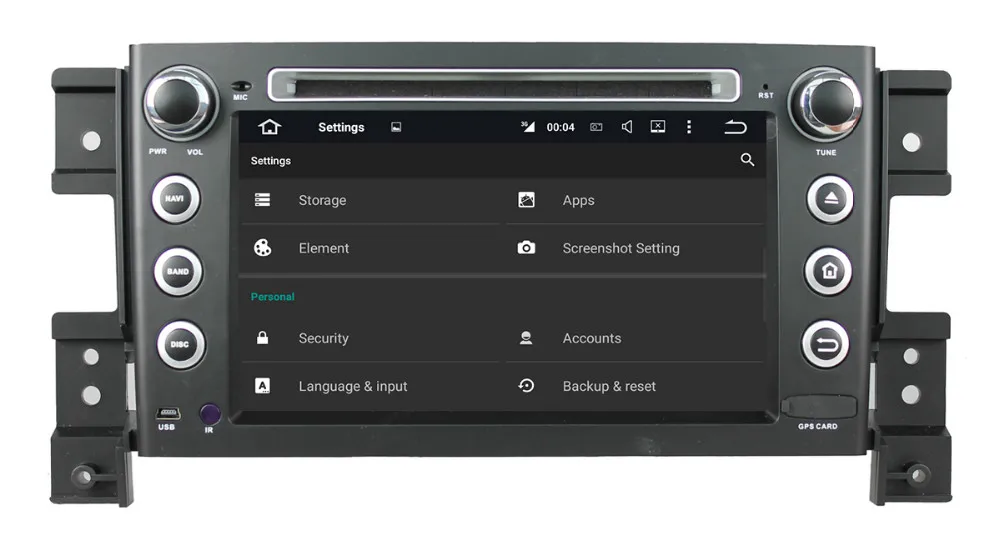 Top Quad Core 1024*600 Android 5.1 Car Multimedia Head Unit DVD Player for SUZUKI GRAND VITARA Radio Stereo Bluetooth WIFI 3G+camera 6