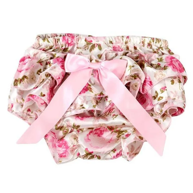 Free shipping 0-3 Years Baby Kids Girls Satin Ruffle PP Pants Children Leopard Bowknot  Skirt baby Shorts
