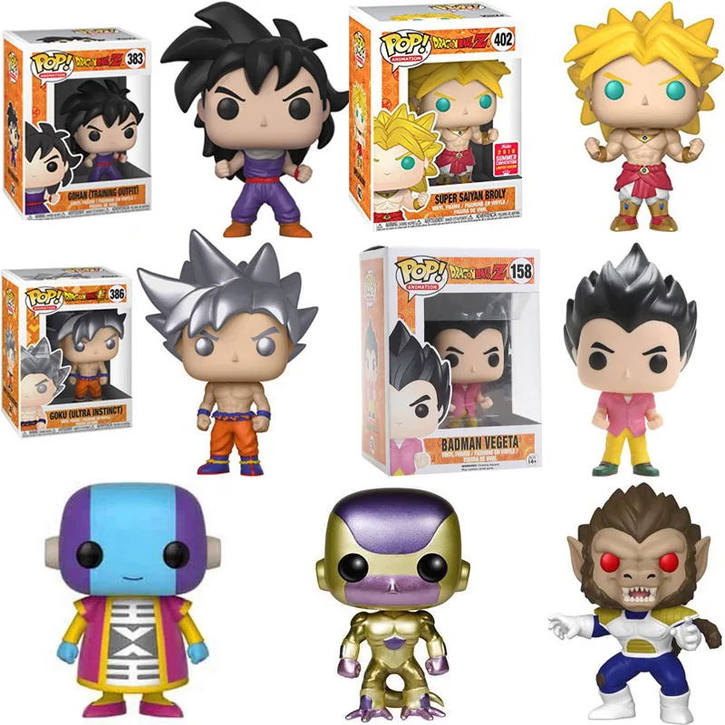 Funko поп японского аниме Dragon Ball Вегета ГОКу Golden Frieza дзен винил фигурку Коллекция Модель подарок игрушечные лошадки для детей