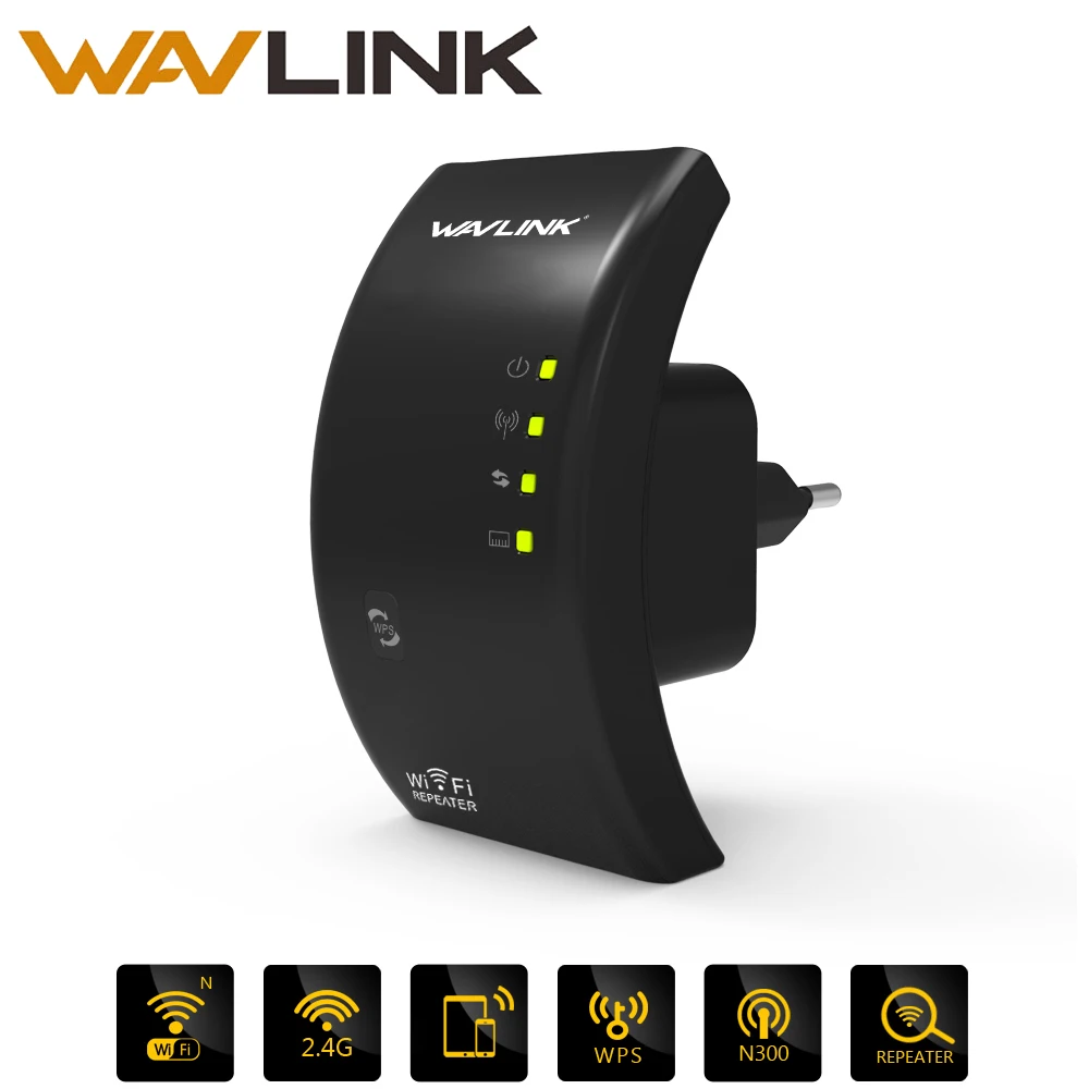 Wavlink 300mbps Wifi Extender Repeater Router Network Wifi Signal Range 7EB