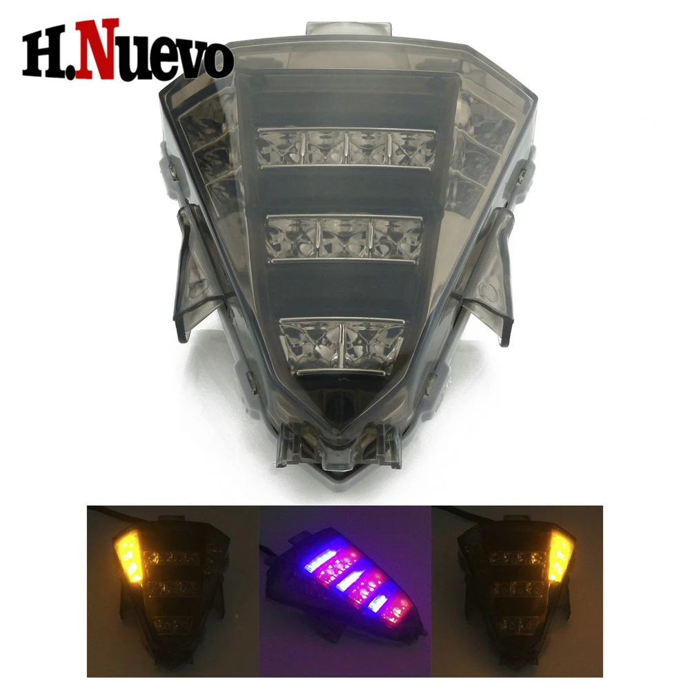For Yamaha R15 Motorcycle LED Flasher Taillight Rear Tail Turn Signals Brake Stop Running Lights Indicator Blinker Signal Light (15)