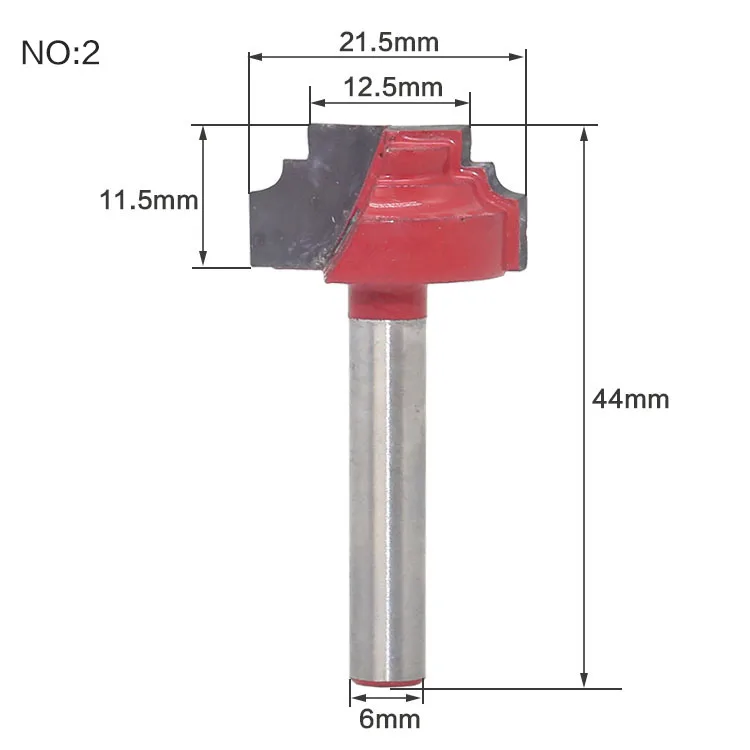 1pc6mm хвостовик древесины фреза прямой конец насадка-триммер очистки флеш отделка Уголок Круглый бокс биты инструменты