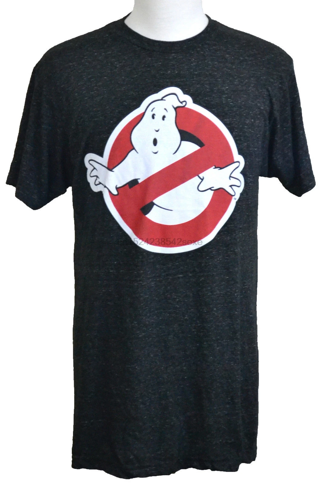 

Ghostbusters T-shirt Movie Graphic Tee Dark Gray Speckled NWT