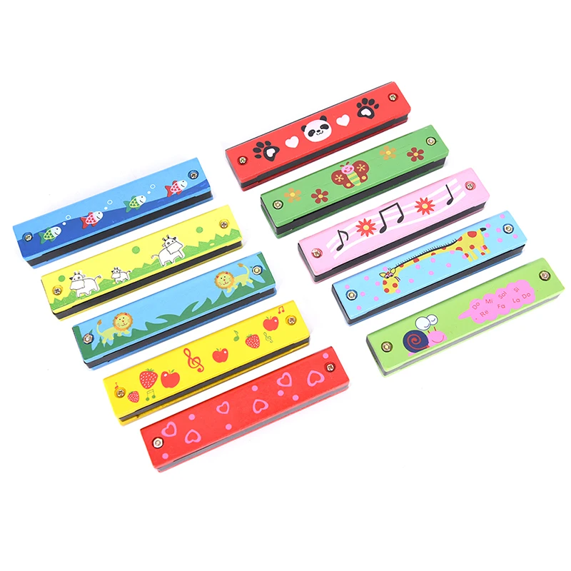 

Professional 16 Hole Two Rows Harmonica Key of C Mouth Metal Organ for Beginners