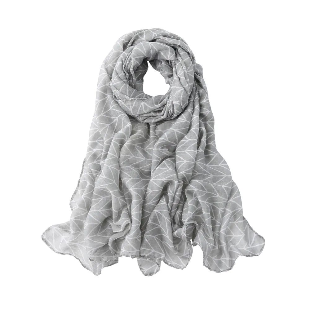 

Fashion Women Viscose Chevron Shawl Scarf Lady Print Soft Wraps Pashmina Beach Stoles Muslim Hijab Foulards